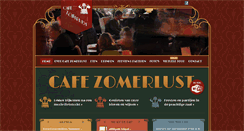 Desktop Screenshot of cafezomerlust.nl
